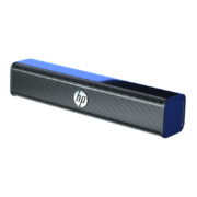 惠普（HP）电脑音响桌面台式长条音响 办公家用户外多媒体音箱 网课音响 游戏多媒体有线usb迷你音响 暗影黑