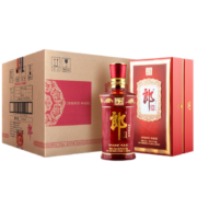 郎酒【年货送礼】 珍品郎53度酱香型高度白酒礼盒酒粮食酒水500ml *6 整箱装 典藏版