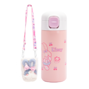LATTLIV 啵啵系列 弹跳盖保温杯 280ml 白色*2件