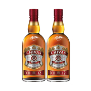 京东特价APP：芝华士12年 苏格兰调配型威士忌 500ml*2瓶
