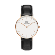 丹尼尔惠灵顿（DanielWellington）DW手表男简约皮带男士腕表40mm时尚欧美表新年礼物DW00100007