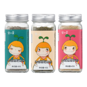 窝小芽调味粉 牡蛎黑芝麻粉+白芝麻猪肝粉+海苔黑芝麻粉各一罐