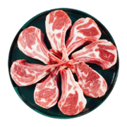 Plus会员:领食鲜生 内蒙古羊肉 生鲜 原切单骨法式羊排冷冻烧烤食材1000g（8-12根）