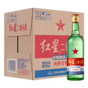 红星 白酒 红星二锅头 清香型 大二56度 500ml*12瓶 整箱装固态纯粮