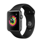 Apple Watch Series 3智能手表（GPS款 42毫米 银色铝金属表壳 白色运动型表带 MTF22CH/A）