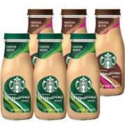Starbucks/星巴克星冰乐拿铁咖啡+摩卡混合装281ml*6瓶即饮咖啡