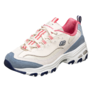 Skechers斯凯奇增高冰淇淋老爹鞋轻便透气休闲运动鞋13167 NTBL自然色/蓝色 36
