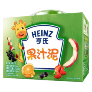 亨氏（Heinz）果泥 宝宝零食水果泥 乐维滋清乐宝宝辅食120g*14袋【实发两箱】