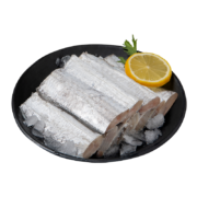 鲜到鲜得 冷冻舟山带鱼段800g 精选中段 海鱼 年货 生鲜 鱼类 海鲜水产