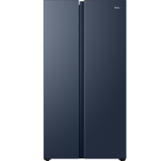 海尔（Haier）冰箱双开门 对开门两门 双变频 新一级能效风冷无霜 复古家用超薄嵌入式智能大容量 517升星石蓝BCD-517WLHSSEDB9