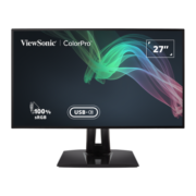 优派27英寸4K IPS Type-C90W 100%sRGB六轴校色E＜2 旋转升降底座 PIP/PBP分屏 专业摄影显示器VP2768a-4K