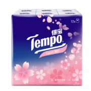 得宝Tempo 手帕纸 樱花味7片*12包/提*2件