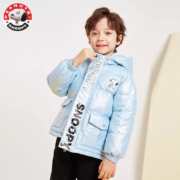 SNOOPY 史努比 史努比儿童羽绒棉服冬季加绒加厚