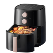 美的（Midea）空气炸锅5.8L大容量 多功能家用低油轻脂煎炸锅 精准控温低油烟电炸锅  大功率烤箱薯条机KZE6001