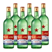 再补券、88VIP：红星 二锅头56度绿瓶大二750ml*6瓶
