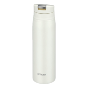 虎牌(TIGER)轻巧弹盖保温保冷杯500ml 珍珠白 梦重力真空不锈钢户外水杯男女学生车载杯子MCX-A502-WR