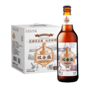 双合盛 精酿啤酒 德式小麦老北京品牌 500ml*6瓶 大瓶装整箱装 年货送礼
