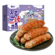 俏侬火山石烤肠黑胡椒味450g无淀粉级鲜肉肠手抓饼火锅烧烤食材