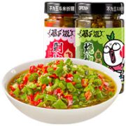 吉香居 暴下饭辣椒酱 烧椒酱200g+剁椒酱200g