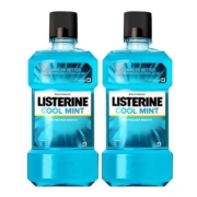 概率券、88VIP：LISTERINE 李施德林 冰蓝零度漱口水 1000ml*2瓶+舒适达 抗敏感牙膏 135gx2件