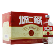 概率券：YONGFENG 永丰牌 北京二锅头 红标 42%vol 清香型白酒 500ml*12瓶 整箱装