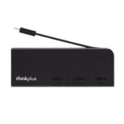thinkplus ThinkPad 思考本 Type-C扩展坞 四合一 0.105m 黑色