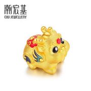 潮宏基 貔貅足金转运珠 SHG30000754 小版