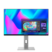 INNOCN 27英寸4K显示器IPS全面屏 Type-C 90W无线投屏HDR400内置音箱 旋转升降 设计师电脑办公27P1U