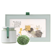 绿满堂碧螺春 绿茶茶叶明前特级嫩芽浓香型礼盒装200g 200克绿色礼盒