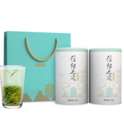 京东京造 信阳毛尖125g*2罐装  春茶绿茶茶叶 含礼袋自饮佳品年货送礼