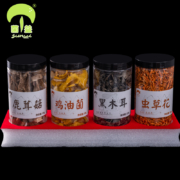 菌益 山珍干货礼盒装年货特产菌菇大礼包 396g