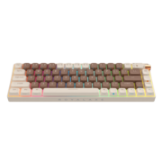 御斧 (Royal Axe) R68三模机械键盘 无线蓝牙 热插拔 游戏办公键盘 68配列 PBT球帽 TTC二代金粉轴 熔岩城堡