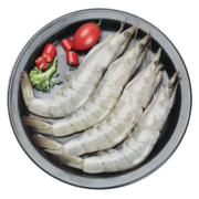 禧美海产 厄瓜多尔白虾 净重1.8kg/盒（加大号）75-90只  盐冻大虾 海鲜