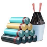 环保无异味！唯吉 抽绳垃圾袋 10卷150只（45*50cm ）