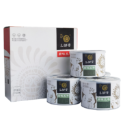 三胖蛋 内蒙特产炒货原味大瓜子 年货礼盒葵花籽 218g*4桶 （钜惠装）