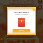 京东公众号 宠粉大转盘 实测中0.68元红包