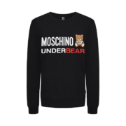 莫斯奇诺（moschino）女士小熊印花logo宽松套头休闲卫衣Z A1710 9004 黑色 S