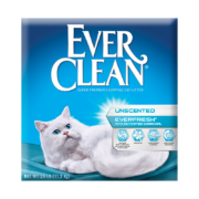 【高端猫砂】铂钻EverClean猫砂2箱装 膨润土无尘 活性炭除臭猫砂（分包裹发货） 蓝标双重除臭猫砂50磅22.6kg