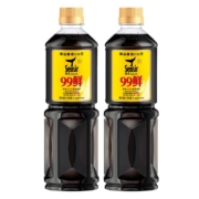 食圣99鲜特级酿造酱香酱油1L*2 无0添加防腐剂生抽新日期2022.9月