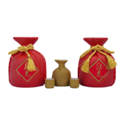 酒鬼（JIUGUI） 酒鬼酒52度红坛礼盒500ml*2瓶馥郁香型礼盒装白酒年货送礼礼盒装