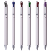 樱花 六色の黑按动中性笔 0.4mm 摩卡黑 10支整盒 Ballsign iD 商务办公会议笔