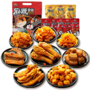88VIP：三只松鼠 麻辣鸭脖零食大礼包 500g