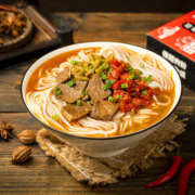 霸蛮 招牌4款组合 牛肉/脆骨/拌粉 4盒