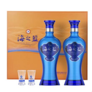 88VIP：YANGHE 洋河 海之蓝 蓝色经典 52%vol 浓香型白酒 480ml*2瓶 礼盒装