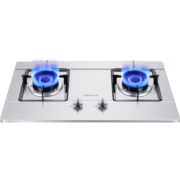 万和（Vanward）4.2kW大火力 家用台式嵌入式燃气灶具 双眼灶 不锈钢 JZT-B6B338XW（天然气）