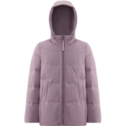 波司登羽绒服女冬季新款小廓形舒适百搭短款加厚防风保暖90绒外套B10145112BF 暗灰粉1316 165/92B