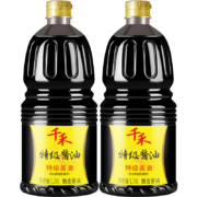 京东特价APP、概率券：千禾 特级生抽酱油1.28L*2瓶