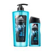 沁凉清爽！adidas 阿迪达斯 男士冰点沐浴露 600ml+250ml
