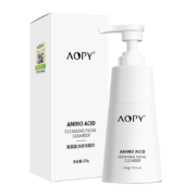 AOPY 氨基酸净颜洗面奶200g 去黑头控油去角质卸妆 男女洁面干净保湿