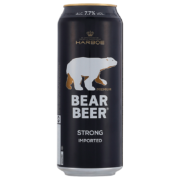 豪铂熊（BearBeer）烈性啤酒500ml*24听 整箱装 德国原装进口 年货送礼